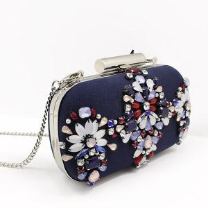 European and American hand-beaded evening bag Clutch