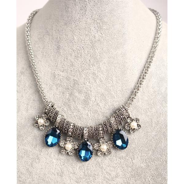 Buy wholesale Elegant opal necklace/with gemstone costume necklace at wholesale prices