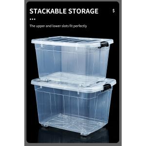 Recyclable Bin Household Multifunction Large Stackable Clothes Clear Transparent