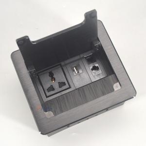 Flush mount office desk mount usb charger universal power socket