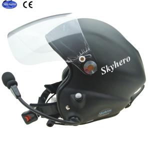 New colour Matt black Noise cancel paramotor helmet with goprobase professional