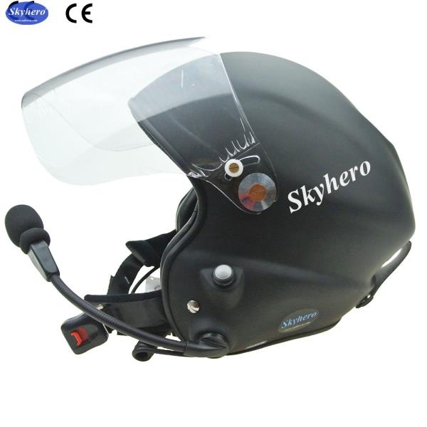 New colour Matt black Noise cancel paramotor helmet with goprobase professional