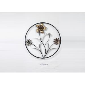 Customized Living Room Floral Bronze Wall Art Decor
