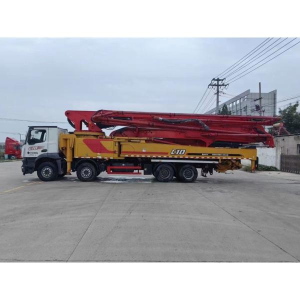 62M Concrete Pump with Mercedes-Benz Truck Concrete Boom Pump High Productivity 180m2