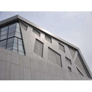 Windproof Fiber Cement Exterior Panels , Exterior Wall Cladding Boards For Building
