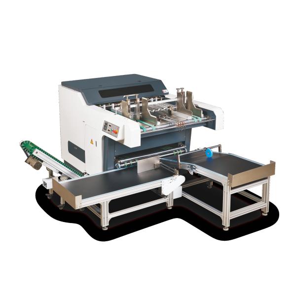 Buy Automatic Rigid Box V Grooving Machine 30m/Min Cardboard MDF and thin paper Grooving Machine at wholesale prices