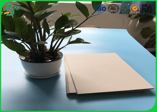 grey board 1.0mm 2.0mm 3.0mm 4.0mm Thickness Laminated Grey Board With Grey Back , Grey Chipboard Rolls