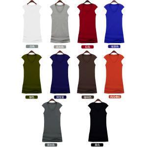 Cotton Black Short Flared Dresses , Custom Summer Slim Dress