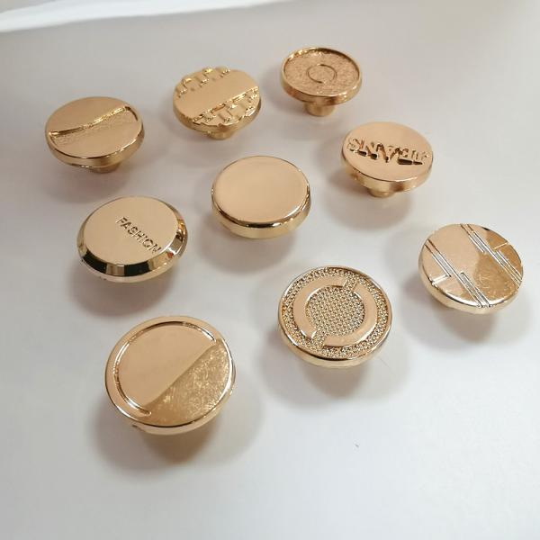 Factory wholesale custom LOGO high quality metal zinc alloy jeans button