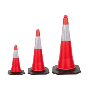 1M 5KGS Qatar Cheap Red Reflective Traffic Road Safety Cone