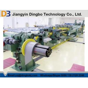 Hydraulic Tension Station Steel Slitting Line / Cut To Length Machine