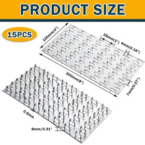 1.0mm Thick Galvanized Truss Plate Flat Mending Connector Plate for Wood Roof