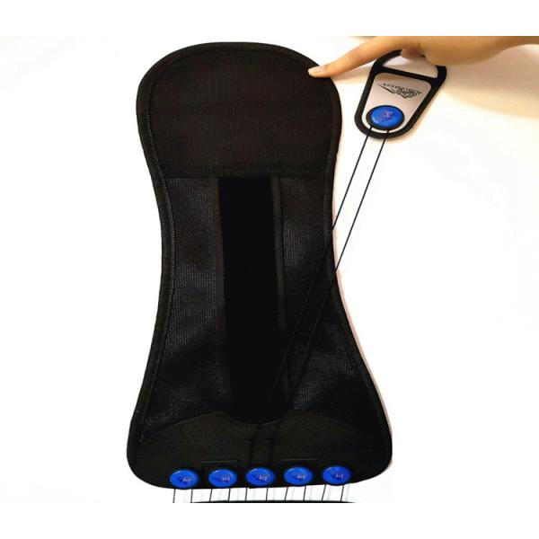 Adjustable Pulley Pull Rope Waist Back Support Belt With PVC Support Plate Inside