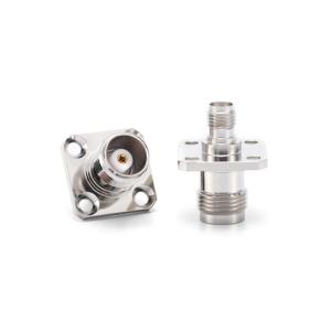 TNC Female to SMA Female 4 Holes Flange RF Adapte