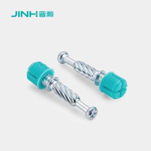 China 36mm Cold-Rolled Steel Minifix Spreading Bolts With Dowel, Furniture Connecting Fitting on sale