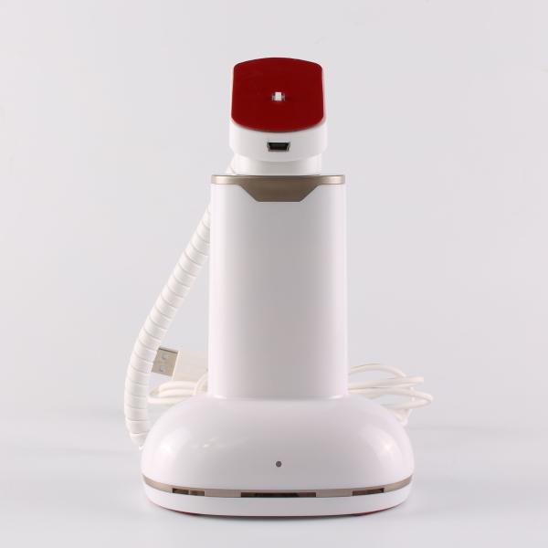 COMER anti-theft clip lock mobile security display stands with alarm sensor