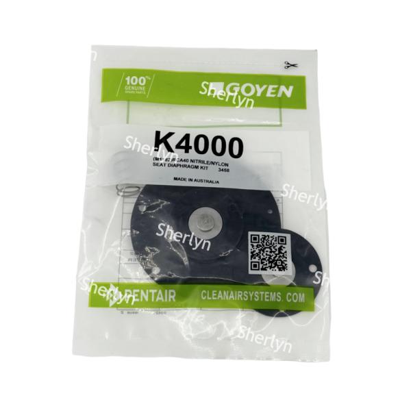 K4000 M1182 Nylon Seal Diaphragm Repair Kit For Goyen CA40DD/RCA40DD Pulse Valve Nitrile Rubber Nylon Tray