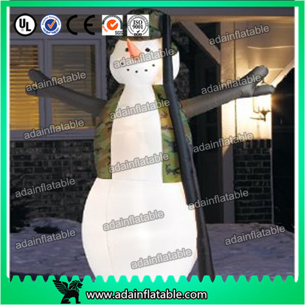 Buy Christmas Yard Decoration Inflatable Snowman Cartoon With LED Light at wholesale prices