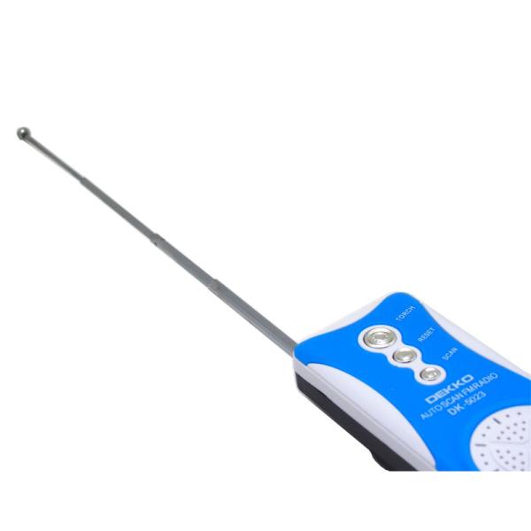 Auto Scan FM Speaker Radio With Stereo Earphone And Built - In Light