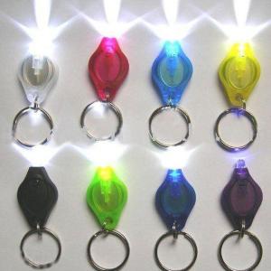 Low Power Consumption Flat Keychain Flashlight OEM Accepted Safety Lighting
