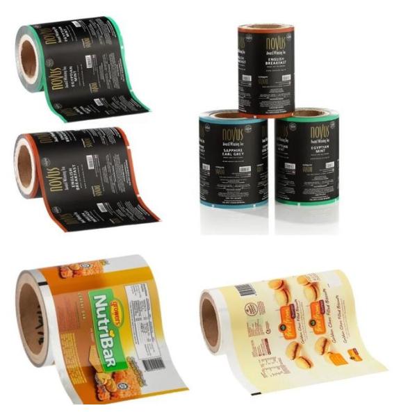 YC 50 micron Custom Printed Plastic Bags / Cold Seal Plastic Packaging Film With Glue