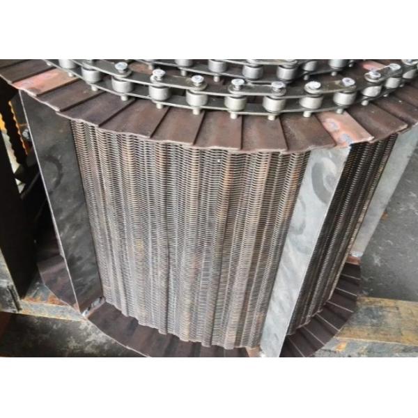 Buy SGS 314 Stainless Steel Chain Mesh Conveyor Belt For Glass Products Industry at wholesale prices