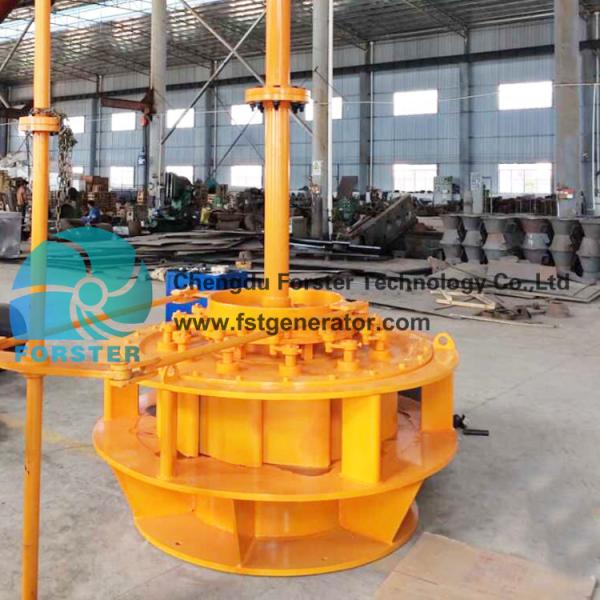 Buy 50kw - 200kw Kaplan Micro Hydro Turbine Generator For River Power Plant at wholesale prices