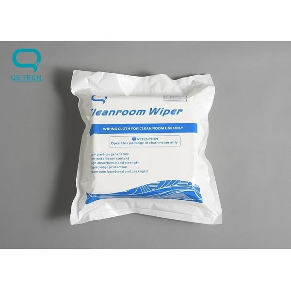 Buy Polyester Cleanroom Wiper Wear Resisting Polyester Weft Knitting Cloth at wholesale prices