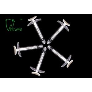 ABS PC Transparent 1cc Luer Lock Syringe For Fillers