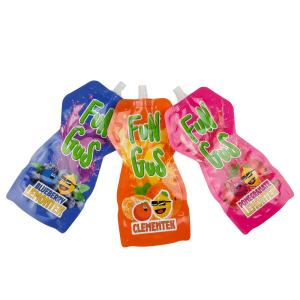 Irregular Shape Drink Beverage Packaging Spout Pouch With Own Logo Printing