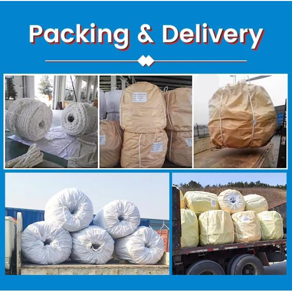 Wholesale 18 Mm 20 Mm 22 Mm White 3 Strand Nylon Rope Cordage String With Eye Splice