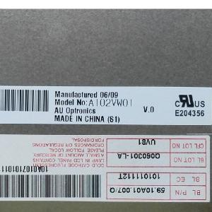 A102VW01 V0 LCD 10.2 inch tft screen 800*480 lcd panels lcd module