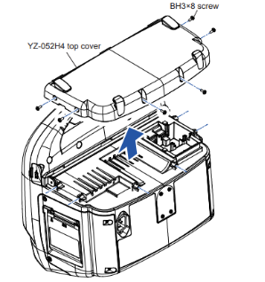 Nihon Kohden TEC-5602 Defibrillator Paddle Connect Cover Small Used Medical Equipment Spare Parts