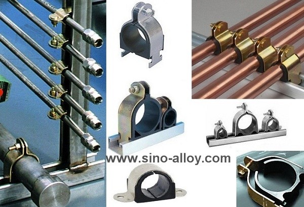 Buy Cushion clamps, galvanized steel cushion clamps with rubber inside at wholesale prices