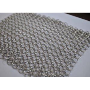 Custom Pan Stainless Steel Chainmail Scrubber 10mm Outside Diameter , Eco