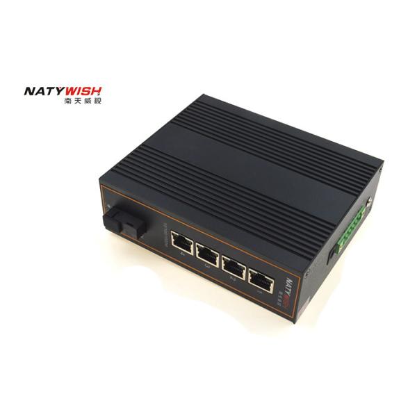 Buy 5 Port Industrial Ethernet Switch With 4 x 10 / 100M Electrical RJ45 Ports One SFP Module at wholesale prices