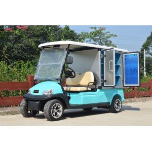 Enclosed Utility Cart-Rear Cargo Box With 48V Trojan Battery for Long Range and