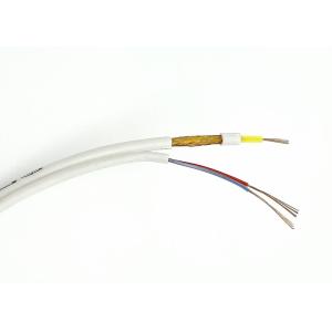 RF4+2C Mini CCTV Camera Cable , Siamese Coaxial Cable Yellow SOLID PE to Brazil