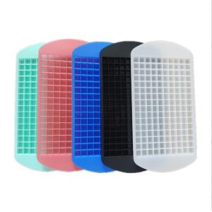 Quality Stocked Silicone Mini Ice Cube Tray for Food Grade 160 Cavity Small Square Ice Maker for sale