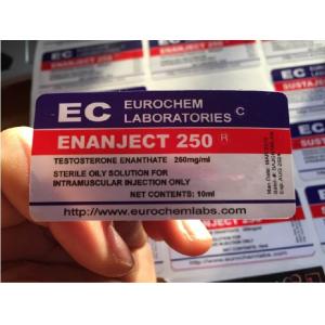 Sterile Pharmacy Bottle Labels White Pvc Materail For Intramuscular Injection