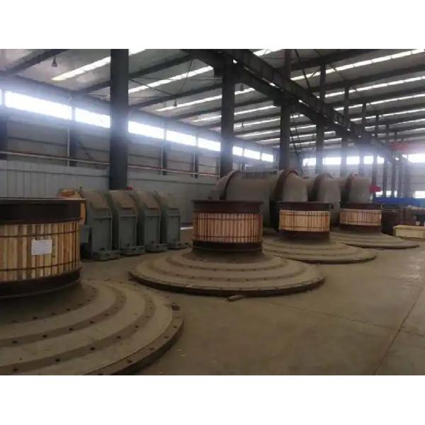 High Manganese Steel Ball Mill End Cover Impact Resistant Plate Design For Mining