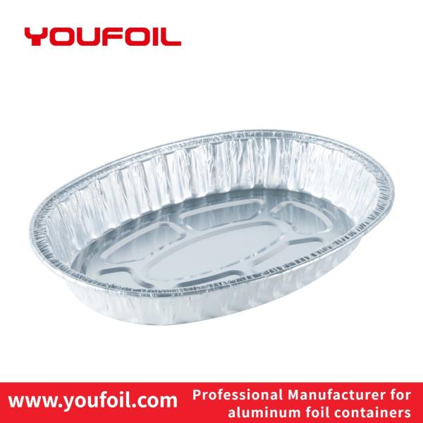 Buy Microwavable Disposable Aluminum Foil Food Tray Food Storage Nontoxic at wholesale prices