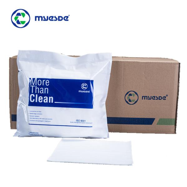 Buy Pharmaceutical Cleanroom Polyester Wipes 2 Ply For Glass at wholesale prices