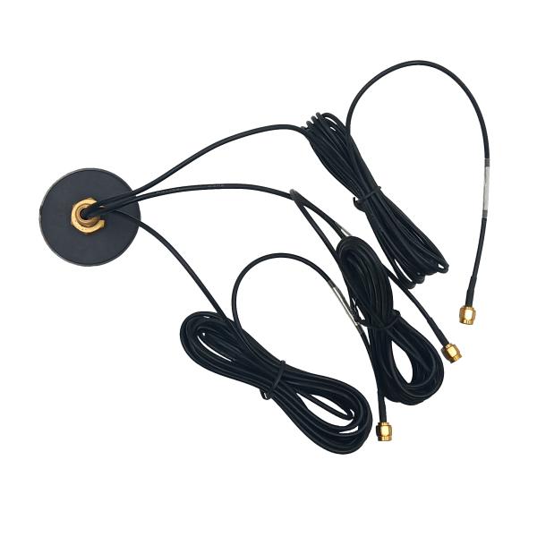 High Gain GSM GPS WiFi 4G Combo Antenna with RG174/RG316 Coax Cable