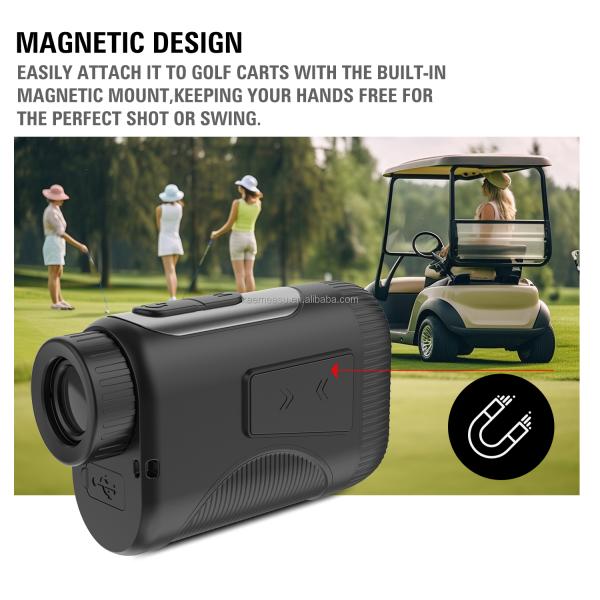 Durable Construction 800m High Accuracy OEM Golf Rangefinder with Slope Magnetic Function and Sport Laser Technology