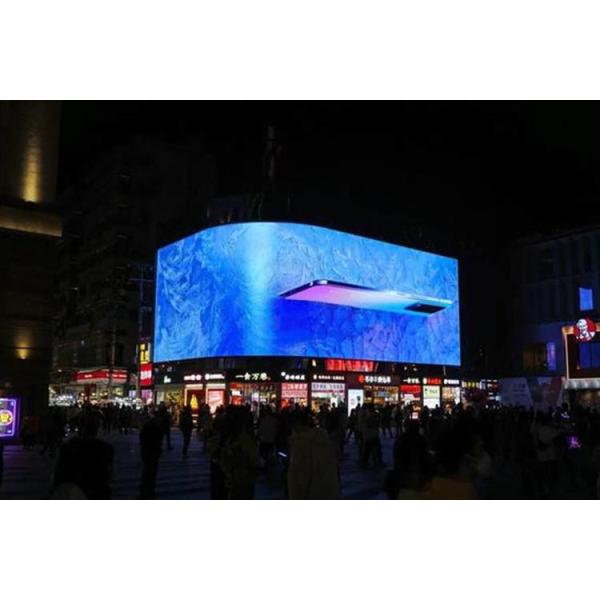 Buy Fixed Waterproof 1R1G1B Outdoor LED Displays P3.3 96x48 dots Advertisement at wholesale prices