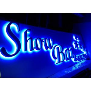 Signage Backlit Logo LED Letters With Soft Warm White Light