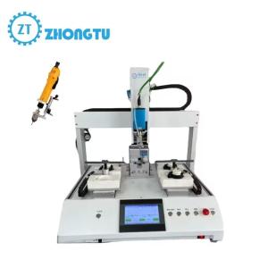 Customized Single Head Double Stations Fully Automatic Screw driving Robot