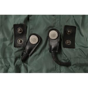 Lightweight Olive Green Polyester Childrens Parka Coats For Winter