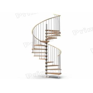 Small Custom Spiral Staircase Stainless Steel Carbon / Stainless Steel Post